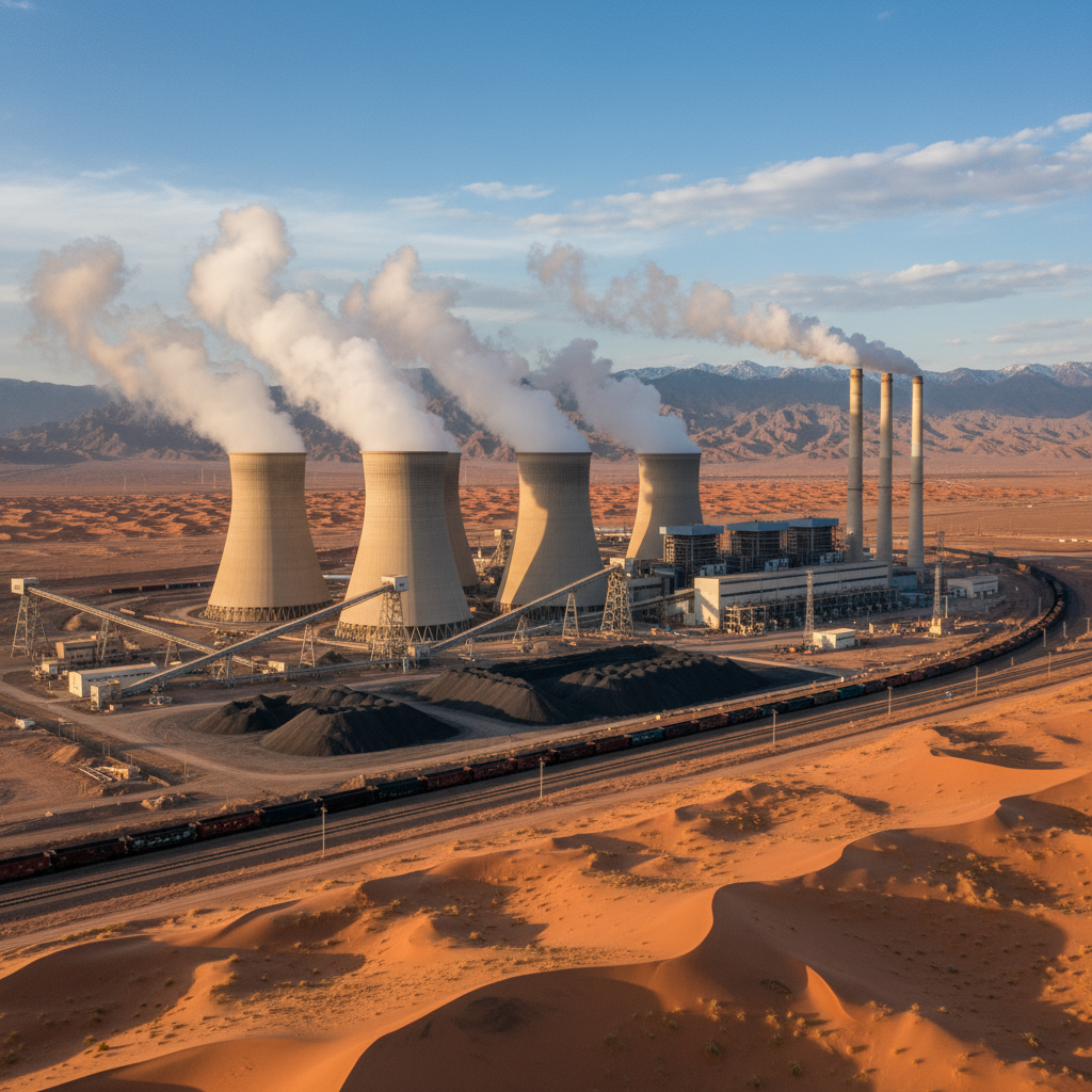 Coal fired power plant near Xinjiang 1