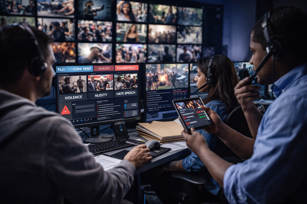 streaming content moderation